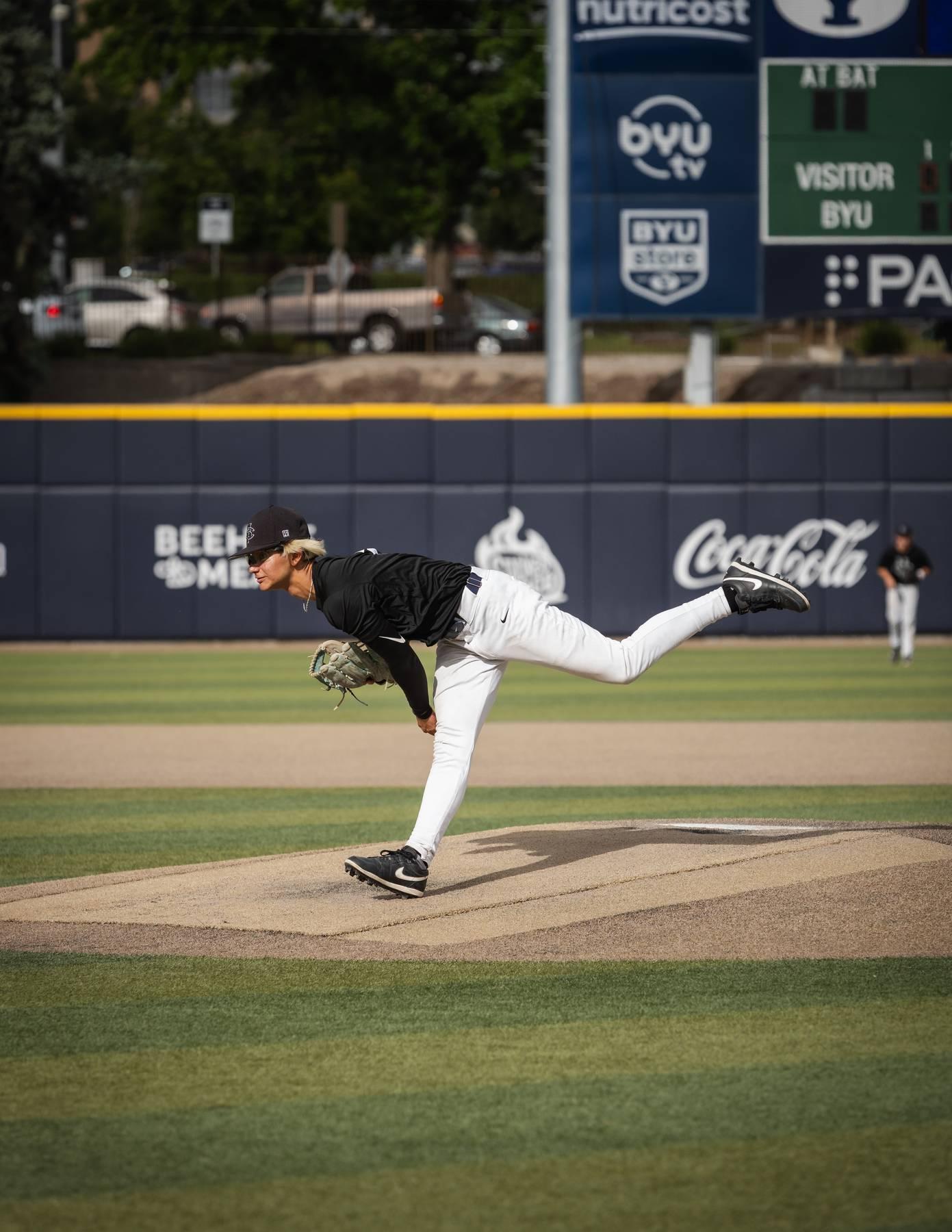 Utah CPL pitcher on the mound