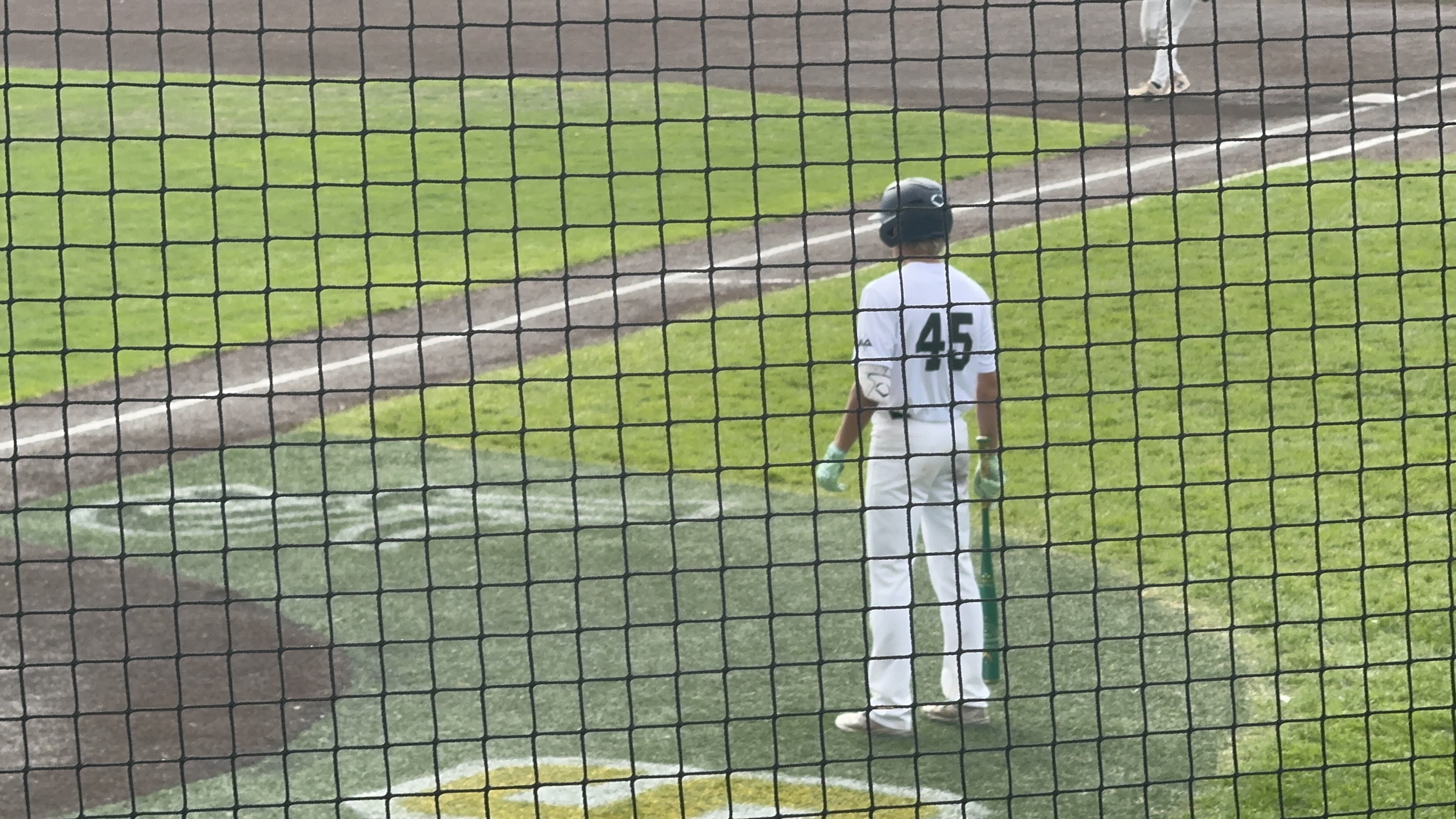 Baseball player ready to bat